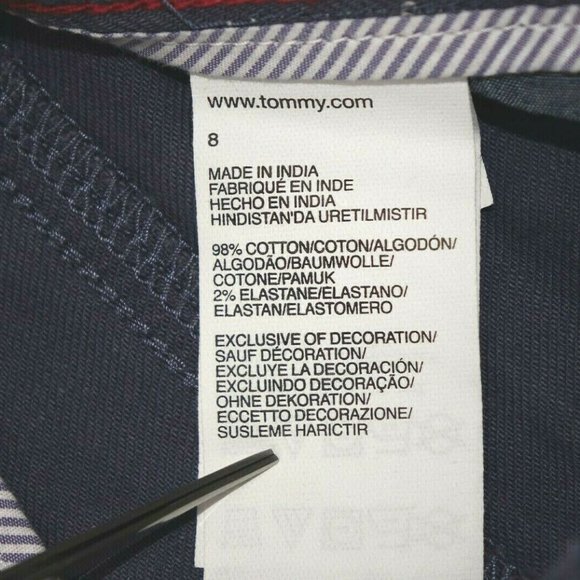 Tommy Hilfiger Jeans Skinny Ankle Crop Polka Dot 8 - Picture 7 of 8